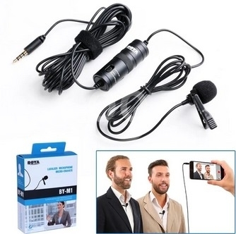 Caméras, caméscopes et équipement de studio dans Bouchrieh - Boya, BY-M1 Omnidirectional Lavalier Microphone