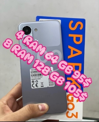 Mobile phones in Beirut City - تكنو سبارك جو 2024 سعة 128/64 جيجابايت | Tecno Spark Go 2024 Dual Sim 128GB/64GB New