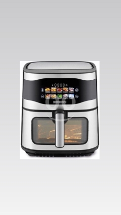 heinrichs 9 liter air fryer-1800 watt-touch display-with 80-200 c thermostat 10 programs-قلاية ب