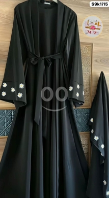 الملابس، الأحذية والزينة في Loussiya - عباية كارديكان "أوفر سايز" قماش يارا ثقيل | Women&#039;s Oversized Yara Fabric Cardigan Abaya