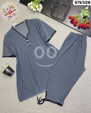 الملابس، الأحذية والزينة في Loussiya - بيجامة باسكت نسائي مقاسات كبيرة صيف 2026 | Women&#039;s Basket Pajamas Plus Size Summer 2026