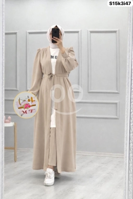 الملابس، الأحذية والزينة في Loussiya - طقم نسائي 3 قطع قماش يارا نخب أول | Women&#039;s 3-Piece Set Premium Yara Fabric
