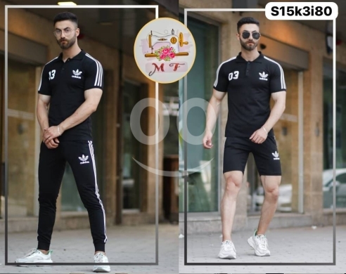 الملابس، الأحذية والزينة في Loussiya - طقم بيجامة رجالي 3 قطع قطن نخب أول | Men&#039;s 3-Piece High-Quality Cotton Tracksuit Set