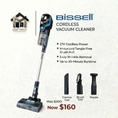 مكنسة بيسيل اللاسلكية 21 فولت بسعر عرض 160$ | Bissell Cordless Vacuum Cleaner 21V