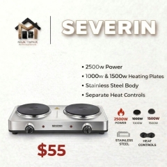 سخان كهربائي سيفيرين (SEVERIN) مزدوج بسعر 55$ | Severin Double Heating Plate 2500W Now $55
