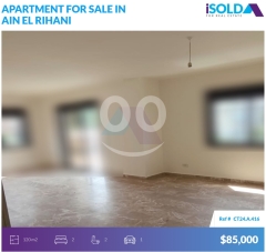2 bedroom apartment+mountain view 4sale in Ain el rihanehعين الريحانةCT24A416