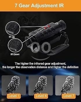 منظار ليلي أحادي بدقة 1080P مع تقريب رقمي وميزة الأشعة تحت الحمراء | Night Vision 1080P I… — 3