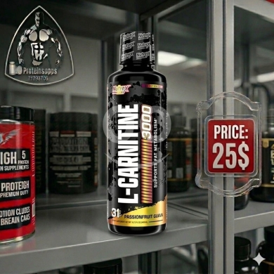 Health & Beauty in Bire - إل كارنيتين 3000 سائل من نوتريكس بنكهة الجوافة 473 مل | Nutrex L-Carnitine 3000 Liquid
