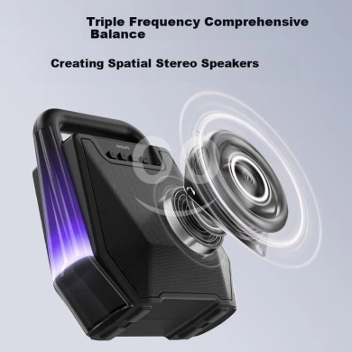سبيكر فيليبس محمول مع إضاءة ونظام كاريوكي | Philips Portable Speaker Light Effects & Kara… — 8