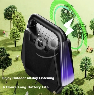 سبيكر فيليبس محمول مع إضاءة ونظام كاريوكي | Philips Portable Speaker Light Effects & Kara… — 3