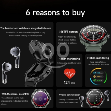 2 in 1 smart watch with EarPods — 5