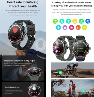 2 in 1 smart watch with EarPods — 7