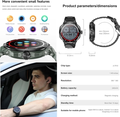2 in 1 smart watch with EarPods — 9