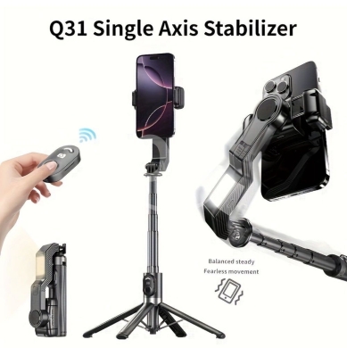 Cameras Camcords & Studio Equipment مانع اهتزاز Q31 جيمبال محمول 3 في 1 | Q31 Gimbal Stab… — 3