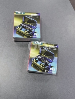 Mobile accessories in Beirut City - سماعة بلوتوث M10 لاسلكية مع شاشة ديجيتال | M10 Wireless Bluetooth Earbuds Digital Display