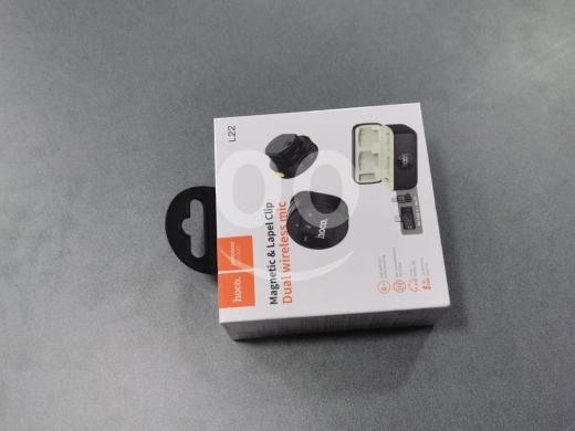Mobile accessories dans Beyrouth - مايكروفون هوكو لاسلكي مزدوج للايفون والتايب سي | Hoco L22 Dual Wireless Microphone iPhone & Type-C