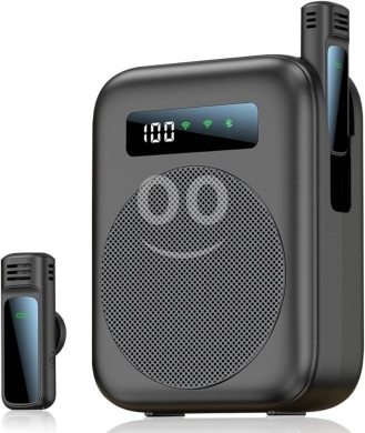 Other electronics in Achrafieh - مكبر صوت وميكروفون لاسلكي مغناطيسي احترافي | Wireless Magnetic Microphone & Loudspeaker