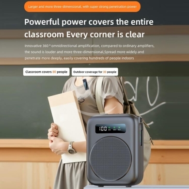 مكبر صوت وميكروفون لاسلكي مغناطيسي احترافي | Wireless Magnetic Microphone & Loudspeaker — 5