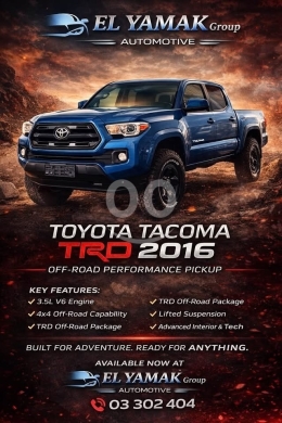 Toyota in Tripoli - Toyota Tacoma year 2016