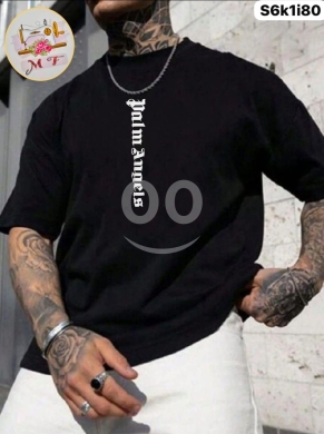 الملابس، الأحذية والزينة في Loussiya - Men&#039;s Oversize Two-Fleece T-shirt - Modern Style | بلوزة رجالي "أوفر سايز" - ستايل عصري بخامة التوفل