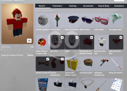 Gaming Console & Accessories dans Ain Tini - Roblox Profile 2010 - Classic Items Included