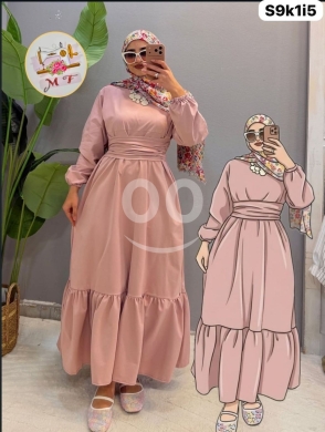 الملابس، الأحذية والزينة في Loussiya - فستان لينن كلوش ملكي خامة نخب أول جودة عالية | Royal Linen Cloch&eacute; Dress Premium Quality