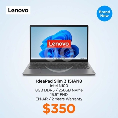 Computers Parts & Software Accessories in Bouchrieh - لابتوب لينوفو IdeaPad Slim 3 أداء سلس وسعر اقتصادي | Lenovo IdeaPad Slim 3 15IAN8 N100