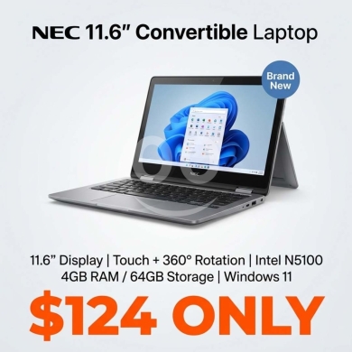 Computers Parts & Software Accessories in Bouchrieh - لابتوب NEC شاشة تاتش دوارة ١١.٦ إنش للدراسة | NEC 11.6&rdquo; Touch Rotating Screen Laptop