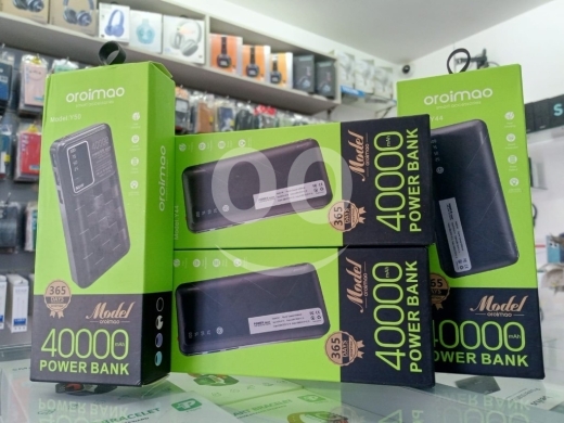 Mobile accessories in Bchamoun - باور بانك Oroimao سعة 40000 ملي أمبير طاقة هائلة وموثوقة | Oroimao Ultra-High Capacity Power Bank