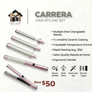 Health & Beauty in Beirut City - طقم تصفيف الشعر Carrera الاحترافي | Carrera Professional Hair Styling Set