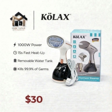 Other electronics in Beirut City - مكواة بخار كولاكس المحمولة: كي وتعقيم سريع | K&ouml;lax Garment Steamer: Fast Ironing & Sanitizing