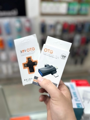 Mobile accessories in Zgharta - وصلة OTG 3 في 1 المتطورة: الحل الشامل لجميع أجهزتك | 3-in-1 OTG Conversion Plug (USB 3.0)
