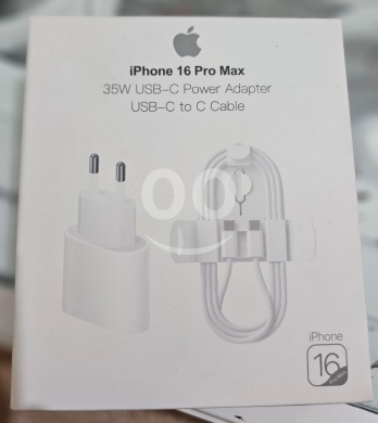 Other Mobile Phones & Accessories في صيدا - شاحن آيفون ١٦ برو ماكس ٣٥ واط مع كابل | iPhone 16 Pro Max 35W Charger + Cable