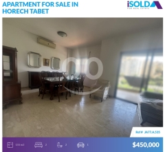 Furnished 2 bedroom apartment+Street view 4sale in Horech TabetJA77A535