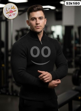 الملابس، الأحذية والزينة في Loussiya - بلوزة بادي رجالي ليكرا مضلع "بيج سايز" | Men&rsquo;s Premium Ribbed Lycra Big Size Tee