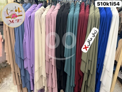 الملابس، الأحذية والزينة في Loussiya - غطفة "تاندا" تركية كريب جورجيت - فخامة ملكية | Premium Turkish Tanda Georgette Wrap