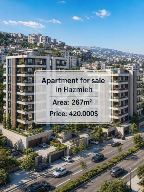 Apartments for sale in Hazmiyeh - شقة أرضية جديدة مع حديقة في الحازمية مساحة 267 م | New Ground Floor Apartment with Garden in Hazmieh