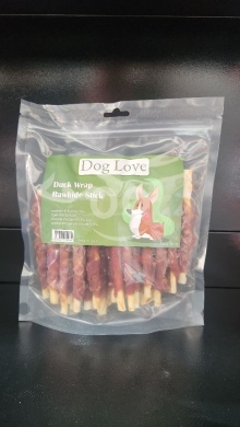Equipment & Accessories in Halate - Premium Duck Wrap Rawhide Dog Treats (500g) | لفائف بط مع جلد طبيعي للكلاب