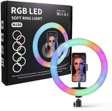 Other electronics in Ras El Nabaa - رينج لايت RGB مقاس ٢٦ سم مع ستاند ثلاثي | 26cm RGB Ring Light with Tripod