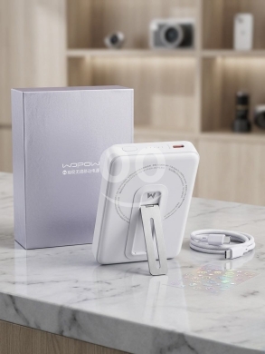 Wopow PW81 MagSafe Power Bank 10,000mAh - Purple Edition | باور بانك ووبو ماغ سيف بقوة 38… — 2