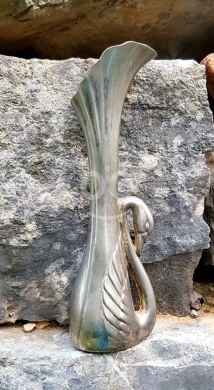 Antiques & Collectibles in Batroun - فازة فضية بتصميم بجعة أنيقة - حجم صغير | Elegant Small Silver Swan Vase