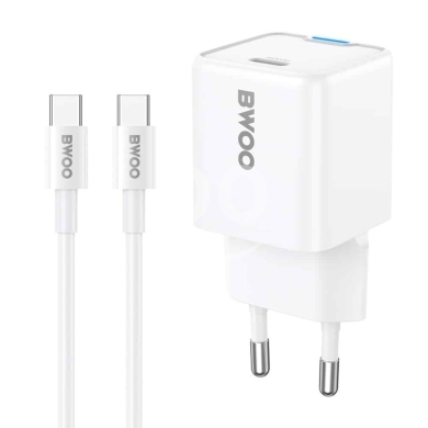 Mobile accessories dans Tal - شاحن BWOO نتريد الغاليوم بقوة ٣٠ واط | BWOO GaN 30W Fast Charging Kit