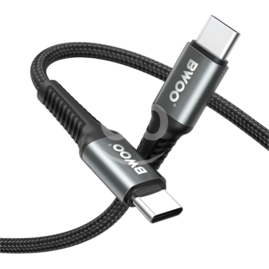Mobile accessories dans Tal - كابل BWOO النوع C إلى C عالي الجودة بطول ٢ متر | BWOO 2M Type-C to Type-C 60W Cable