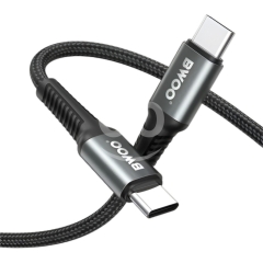 كابل BWOO النوع C إلى C عالي الجودة بطول ٢ متر | BWOO 2M Type-C to Type-C 60W Cable