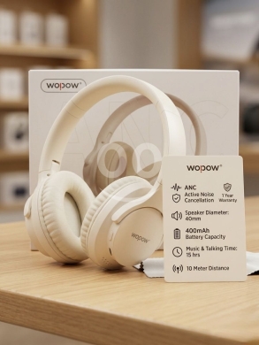 Wopow ANC Wireless Headphones - Hi-Fi Stereo & Active Noise Cancellation | سماعات ووبو ال… — 2