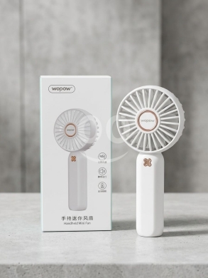 مروحة ووبو لاسلكية قابلة للشحن مع كفالة سنة | Wopow Wireless Rechargeable Fan 1-Year Warr… — 2