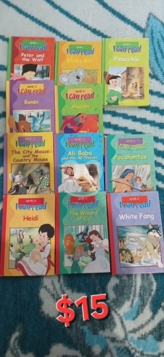 سلسلة كتب "أنا أستطيع القراءة" التعليمية (١١ كتاباً) | "I Can Read" Educational Book Set (11 Books)