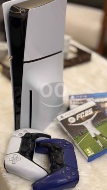 Gaming Console & Accessories in Tripoli - PS5 SLIM 3 Games , 2 Controllers