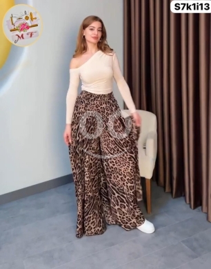 Vêtements, chaussures et accessoires dans Loussiya - بنطلون جيب كيلوت سواي واسع مريح مقاسات كبيرة | Wide Leg Siway Culottes Comfortable Plus Size