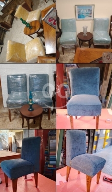 Other home furniture in Bchamoun - طقم كراسي "بوف" مودرن قطعتين بتصميم عصري | 2-Piece Modern Accent Upholstered Chairs